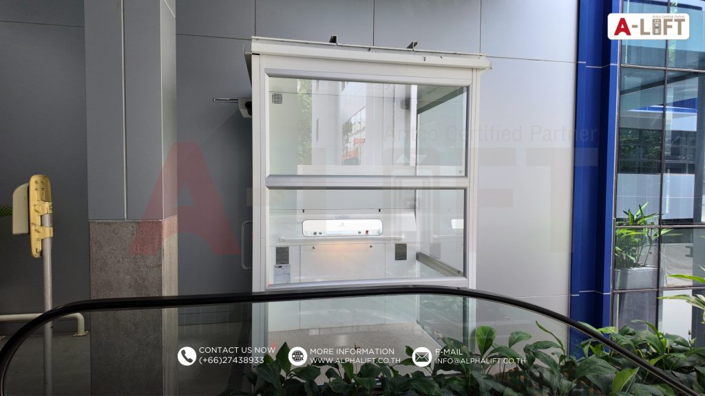 ลิฟต์โดยสารสาธารณะ Aritco PublicLift Access ติดตั้งภายนอกอาคารในโรงเรียนนานาชาติ กรุงเทพฯ ช่วยอำนวยความสะดวกให้ผู้ปกครอง ผู้สูงอายุ ผู้ใช้วีลแชร์ และการขนย้ายสิ่งของขนาดเล็ก