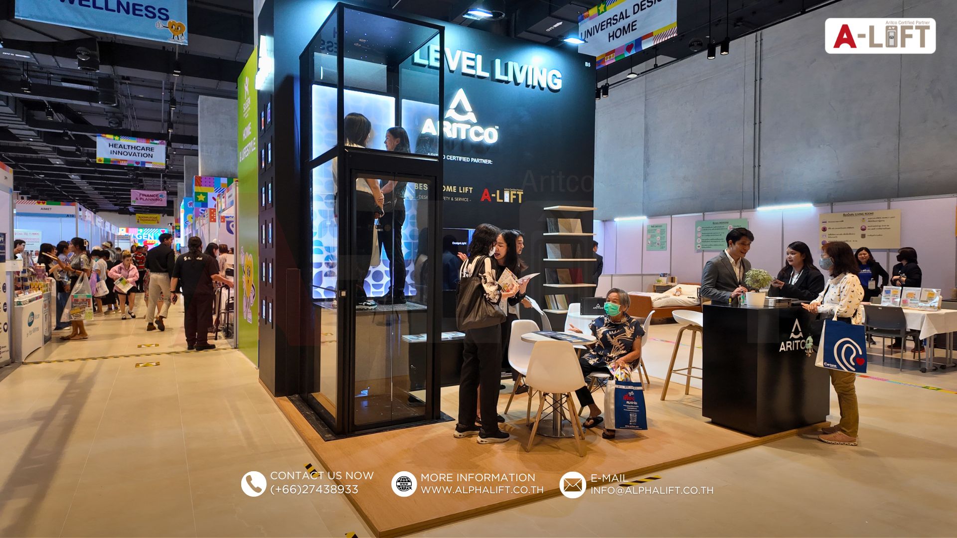 การใช้ชีวิตที่ดีขึ้นในทุกช่วงวัยด้วยลิฟต์บ้าน Aritco จากสวีเดน