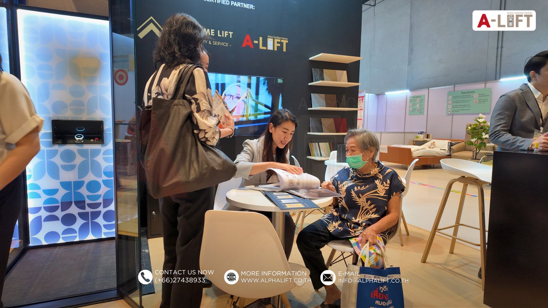 ผู้เชี่ยวชาญจาก Aritco Lift SEA แนะนำลิฟต์บ้านสำหรับผู้สูงอายุ ในงาน SILGEN 2026