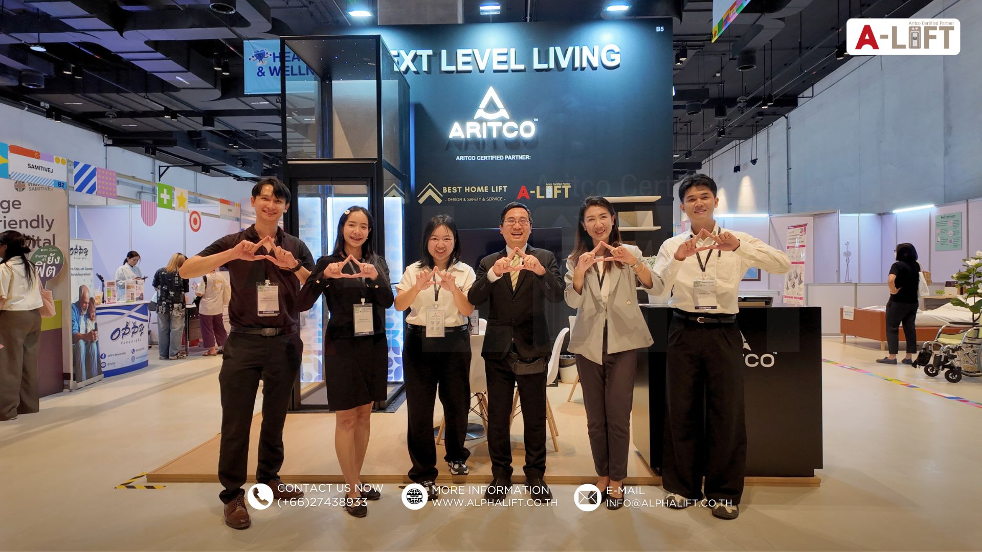 Alpha Lift และ Aritco ร่วมกันนำเสนอ Aritco HomeLift ในงาน SILGEN 2026
